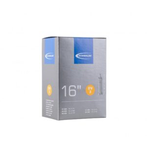 Schwalbe Schlauch DV3 16x1.75-2.50" (47/62-305) 16 Zoll Fahrradschlauch mit Dunlop-Ventil 32 mm, hohe Lufthaltigkeit, passend für breite Reifen und Kinderfahrräder