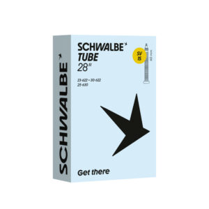 Schwalbe Schlauch SV 15 - 28" Fahrradschlauch für Rennradbereifung mit 23 bis 30 mm Breite 23/30-622 60mm Ventil
