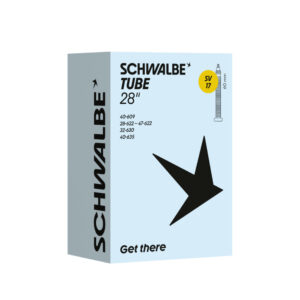 Schwalbe Schlauch SV 17 - 28" Fahrradschlauch für Gravel-Bike Bereifung mit 28 bis 47 mm Breite 28/47-622 40mm Ventil