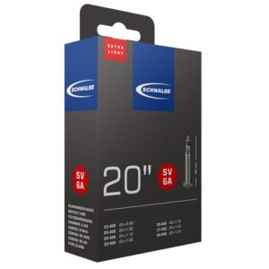 Schwalbe Schlauch SV6A EXTRA LIGHT 23/40-406 23 - extraleichter Fahrradschlauch für Performance