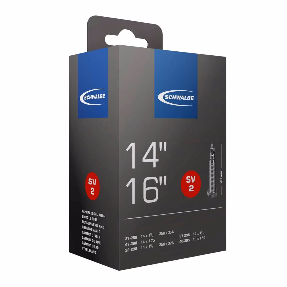 Schwalbe SV2 Fahrradschlauch 14/16 Zoll - SV 40 mm