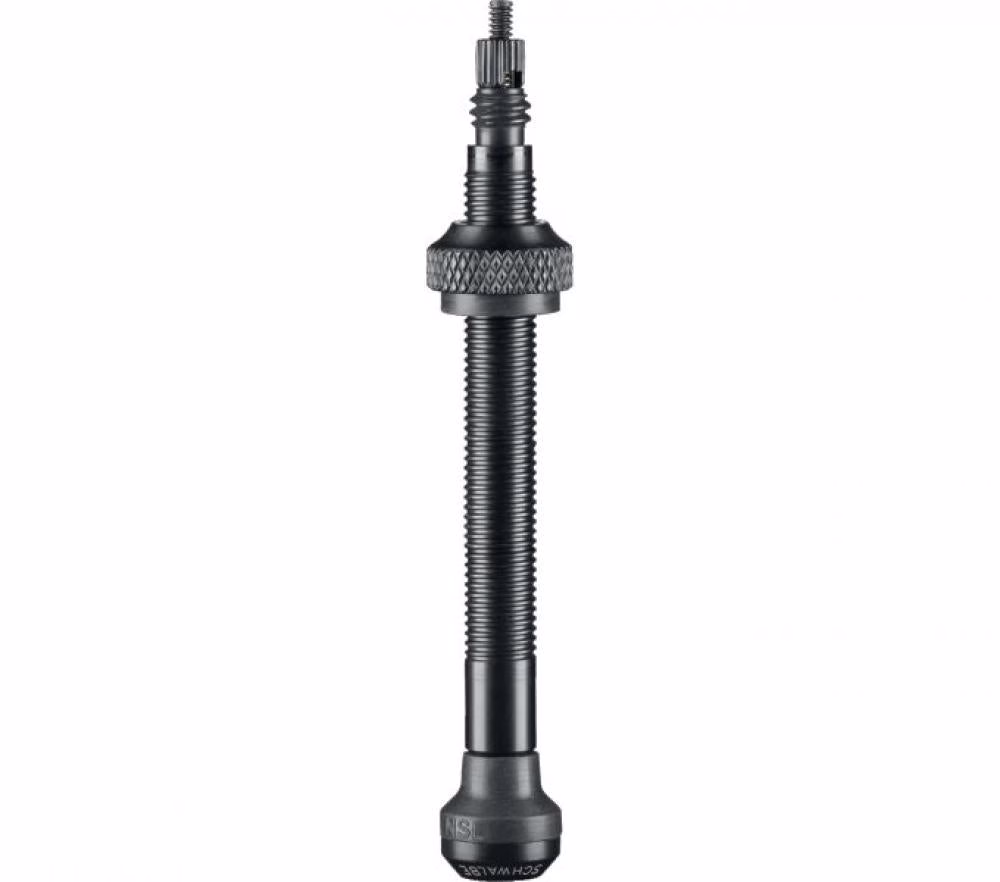 Schwalbe Tubeless-Ventil 60 mm Aluminium Schwarz - 2er Set für TL-Ready Felgen