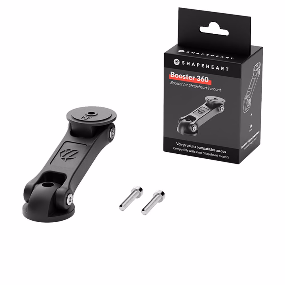 Shapeheart BOOSTER 360 Lenker-Adapter - 360° Smartphone-Halterung Schwarz