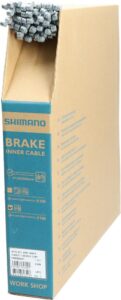 SHIMANO 100 Stück. Bremszug MTB Stahl Bremszug - Großpackung für Werkstatt und Service