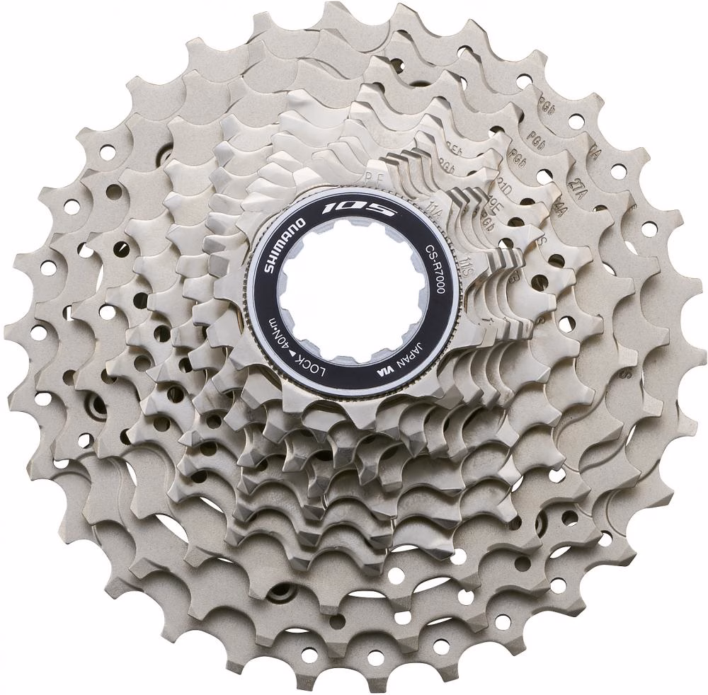SHIMANO 105 CS-R7000 Kassette 11-fach 11-30 Zähne - Hochwertige Rennrad-Kassette