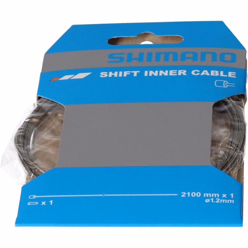 SHIMANO 10 Stück. Schaltzug MTB/Road Stahl Schaltzug - glatter Innenzug für präzise Schaltvorgänge