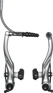 SHIMANO ALIVIO BR-T4000 V-Brake Felgenbremse hinten - Silber - Bremsen