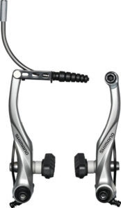 SHIMANO ALIVIO BR-T4000 V-Brake Vorderbremse silber - Hochwertige Felgenbremse für MTB und Trekking - Bremsen