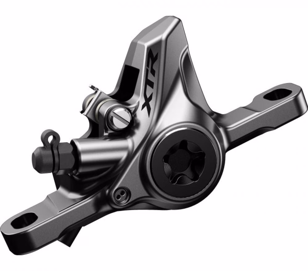 SHIMANO Bremssattel XTR BR-M9100 2-Kolben Postmount - hydraulischer Scheibenbrems-Sattel für MTB