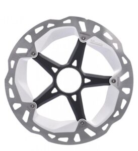 SHIMANO Bremsscheibe RT-MT800 180 mm Center Lock mit Verschlussring und Außenverzahnung