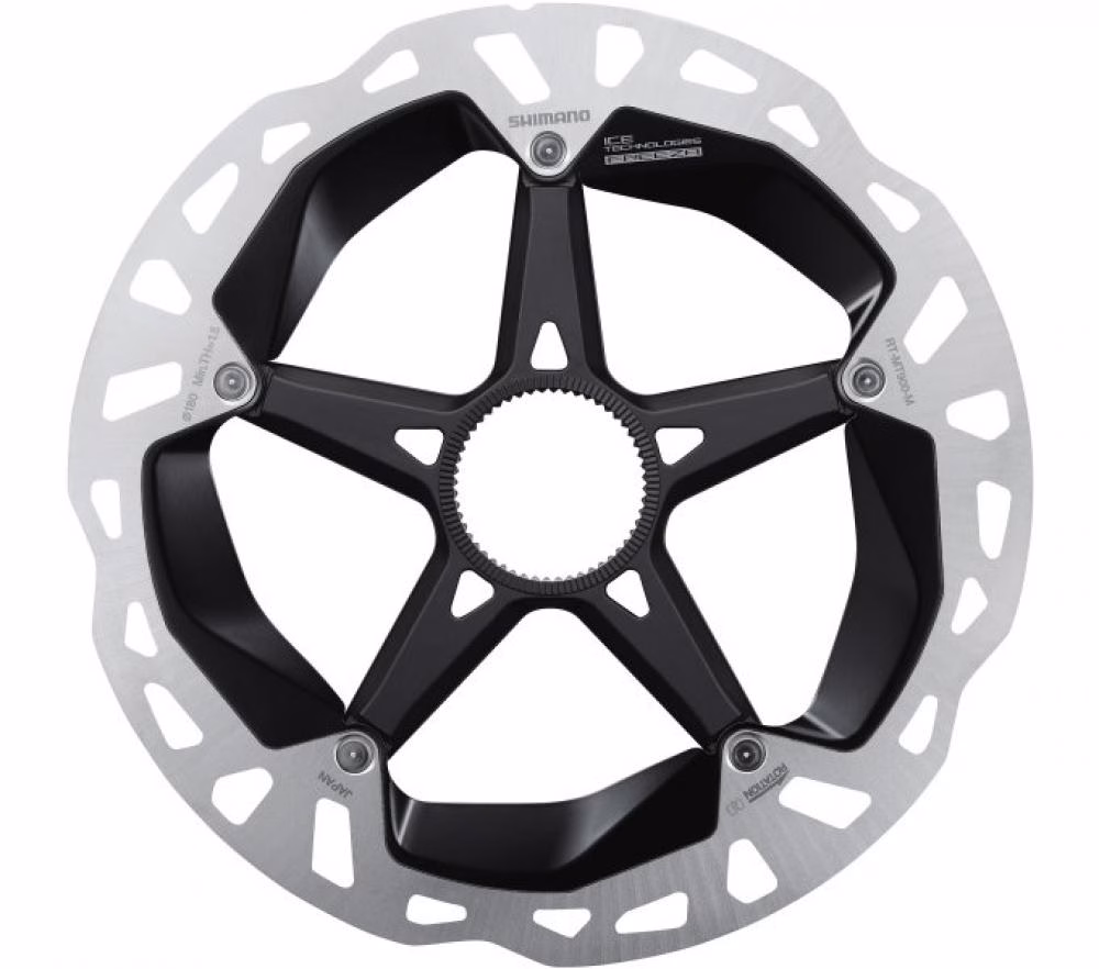 SHIMANO Bremsscheibe RT-MT900 mit Magnet-Verschlussring für EW-SS302 brake - 180 mm