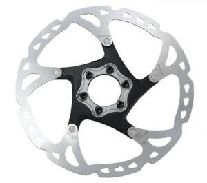 SHIMANO Bremsscheibe RT76 160mm 6-Loch - Hochwertige Fahrrad Bremsscheibe für MTB und Rennrad - Scheibenbremse