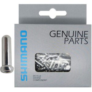 SHIMANO Bremszug-Endkappen Y62098040 1,6 mm 100 Stück