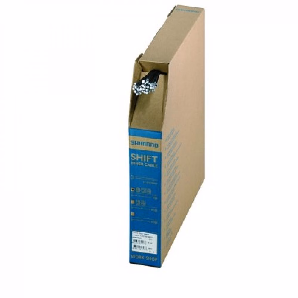 SHIMANO Bremszug MTB Edelstahl 100 Stück - Premium Brake Cable Großpackung für Werkstatt - Bremsen