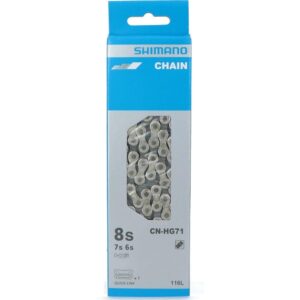 Shimano CN-HG71 Kette 6-/7-/8-fach 116 Glieder mit Quick-Link