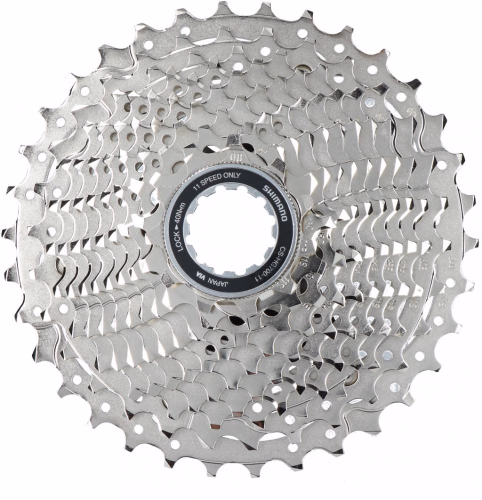 SHIMANO CS-HG700 Kassette 11-fach 11-34 Zähne - Hochwertige Fahrradkassette für Rennrad und Gravel