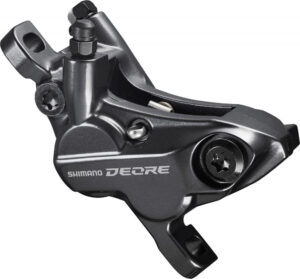 SHIMANO DEORE BR-M6120 4-Kolben Bremssattel Postmount - Hochleistungs-Scheibenbremse für MTB