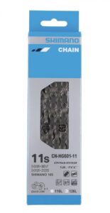 SHIMANO DEORE CN-HG601 11-fach Kette 126 Glieder mit Kettenschloss - präzise Schaltperformance