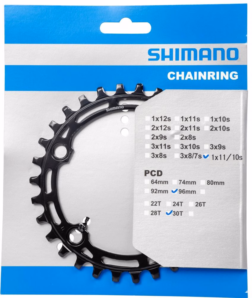 SHIMANO DEORE FC-M5100 Kettenblatt 30 Zähne - MTB Kettenblatt für 1x12-fach Antrieb