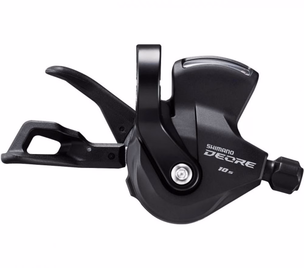 SHIMANO DEORE SL-M4100 Schalthebel 10-fach Rechts mit Schelle - MTB Trigger Rapißire Plus