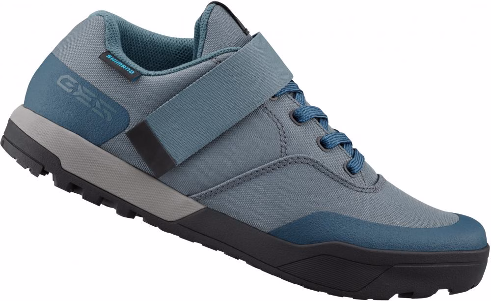 SHIMANO Fahrradschuhe GE500W Damen MTB SPD Größe 37 Blau Fahrradschuhe - griffige ULTREAD GE Sohle, Blau