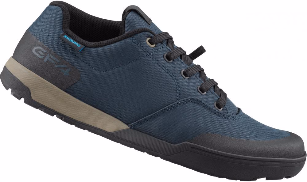 SHIMANO Fahrradschuhe GF400 Herren/Damen MTB FLATPEDAL Fahrradschuhe Größe 45 Blau