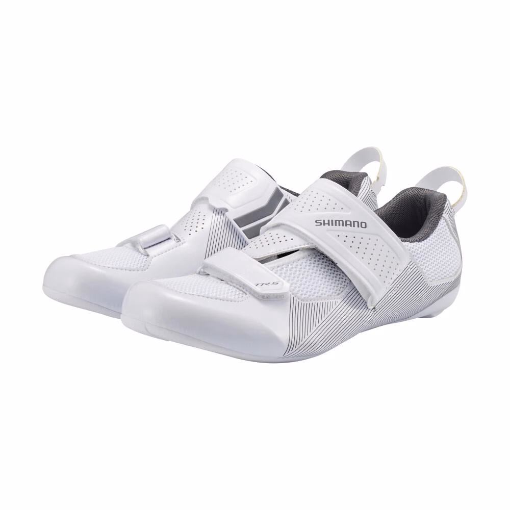 SHIMANO Fahrradschuhe TR501 - Road Triathlon SPD-SL, Größe 43, Weiß
