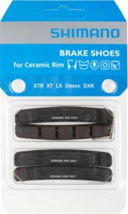 Shimano Felgenbremsbelag M70R2 für V-Brake Keramikfelgen - starke, kontrollierte Bremsleistung