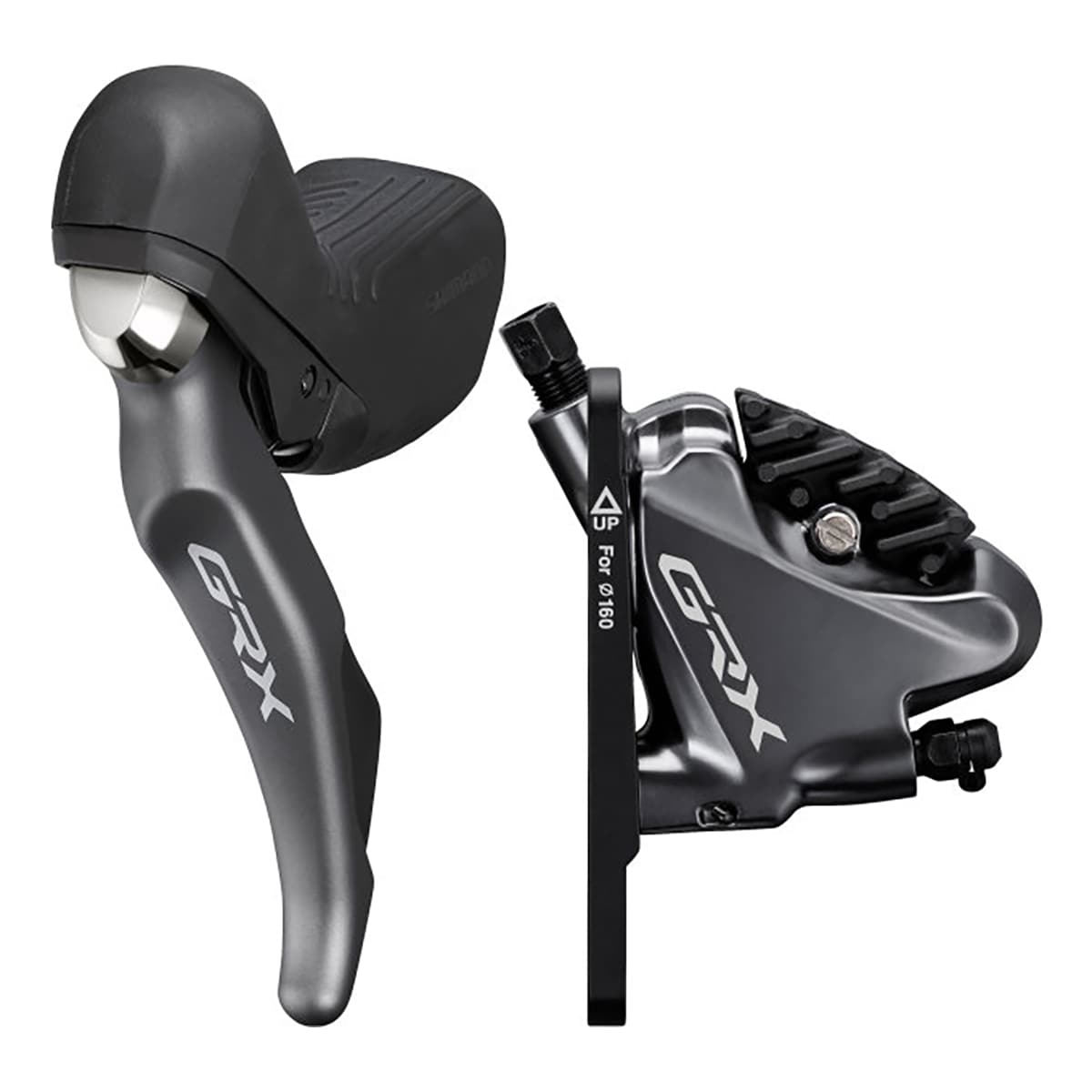 SHIMANO GRX ST-RX810 Brems-/Schalthebelkombination 2 x 11-fach mit BR-RX810 Scheibenbremse (vorne oder hinten)