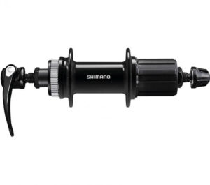 SHIMANO Hinterradnabe FH-QC400-HM 32 Loch 135 mm Schwarz 32 - zuverlässige Trekking-Nabe