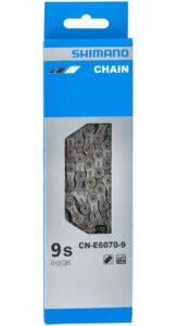 SHIMANO Kette CN-E6070 9-fach 118 Glieder - robuste E-Bike-Kette für präzise Schaltvorgänge