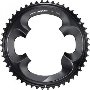 SHIMANO Kettenblatt 105 FC-R7000 50 Zähne Schwarz - präzise Schaltperformance für Rennräder