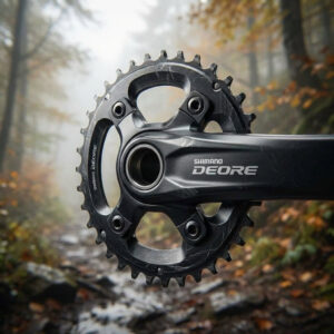 SHIMANO Kettenblatt DEORE FC-M590/FC-M591 32 Zähne - langlebiger Antrieb für MTB-Schaltungen