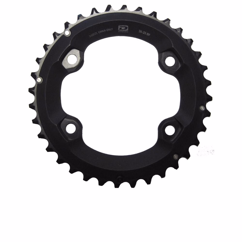SHIMANO Kettenblatt DEORE FC-M6000-2 36 Zähne - präziser Antrieb für moderne MTB-Schaltungen