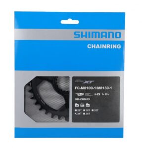 SHIMANO Kettenblatt DEORE XT FC-M8100/8120/8130 34 Zähne - präzise 1-fach-Performance