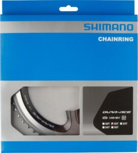SHIMANO Kettenblatt DURA-ACE FC-9000 52 Zähne Silber/Schwarz - Maximale Antriebsperformance