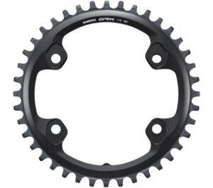 SHIMANO Kettenblatt GRX FC-RX810 40 Zähne Schwarz - Effizienter 1-fach Antrieb für Gravel und Road