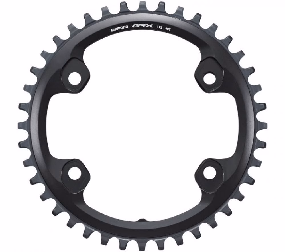 SHIMANO Kettenblatt GRX FC-RX810 40 Zähne Schwarz - Effizienter 1-fach Antrieb für Gravel und Road