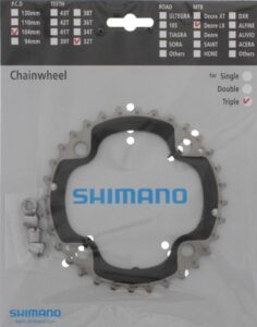 SHIMANO Kettenblatt SLX FC-M590-10 32 Zähne - präziser Antrieb für 10-fach Schaltungen