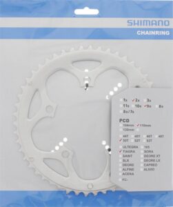 SHIMANO Kettenblatt TIAGRA FC-4550 Kettenblatt - 50 Zähne, Silber