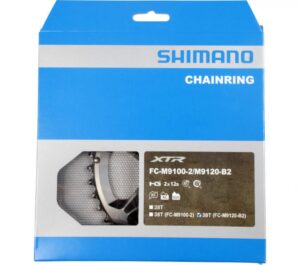 SHIMANO Kettenblatt XTR FC-M9100/FC-M9120 38 Zähne - präziser Antrieb für High-End MTB