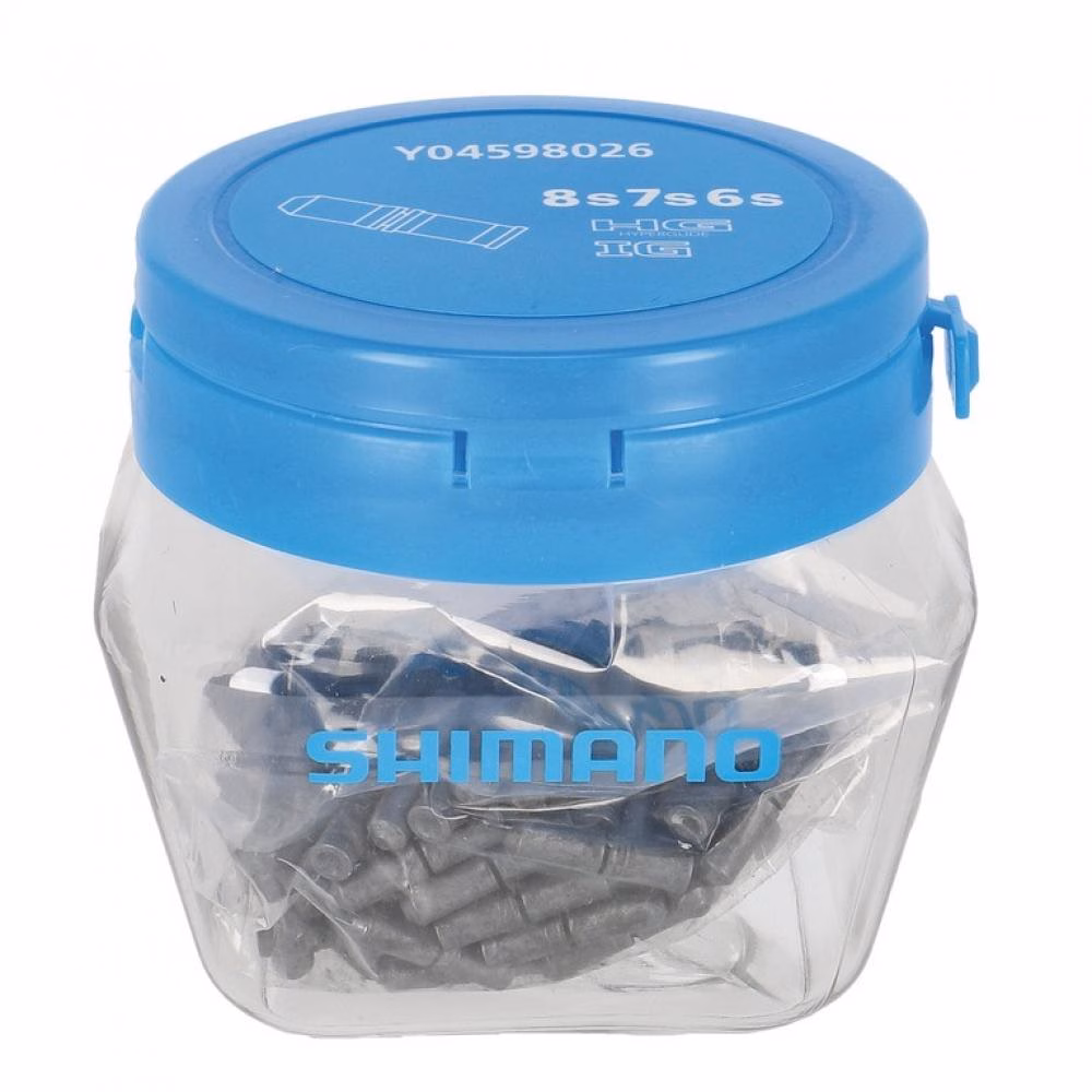 Shimano Kettennietstift 6/7/8-fach 100er Pack - Präzise Ersatz-Kettenniete für Werkstatt und Vielschrauber