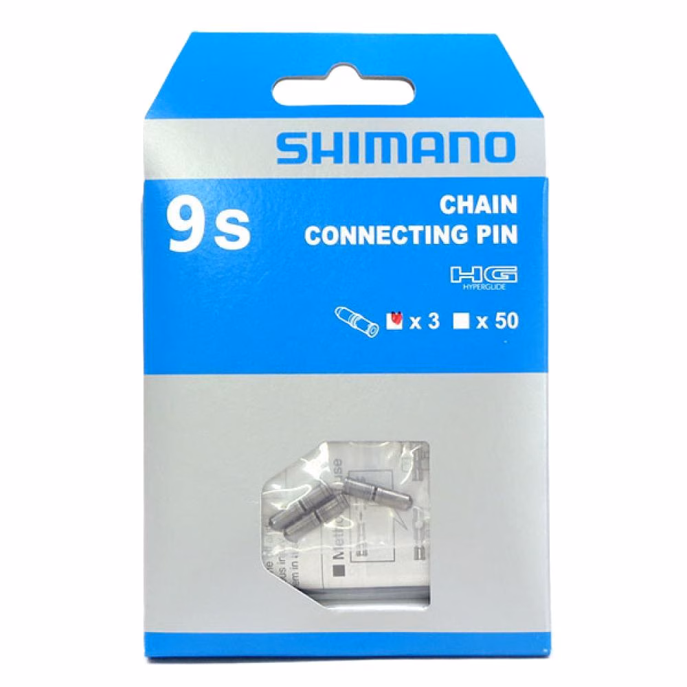 SHIMANO Kettennietstift 9-fach - 3 Stück Ersatzstifte für 9-fach Fahrradketten