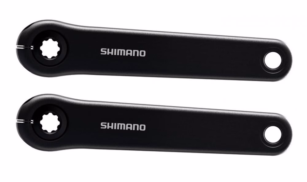 SHIMANO Kurbelarmset E-BIKE SYSTEMS FC-EN500 175 mm Schwarz - robuste E-Bike-Antriebslösung