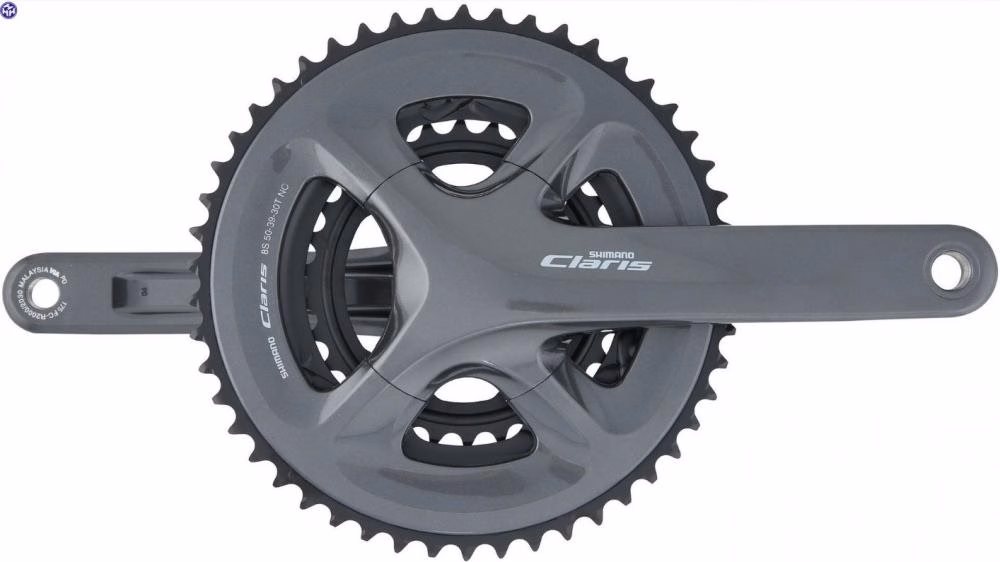 SHIMANO Kurbelgarnitur CLARIS FC-R2030 - 8-fach, 175 mm, 50-39, 30 Zähne