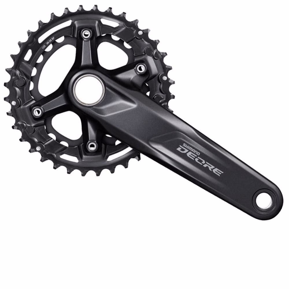 SHIMANO Kurbelgarnitur DEORE FC-M4100 Kurbelgarnitur - 10-fach, 170 mm, 36-26 Zähne, 26 Zähne