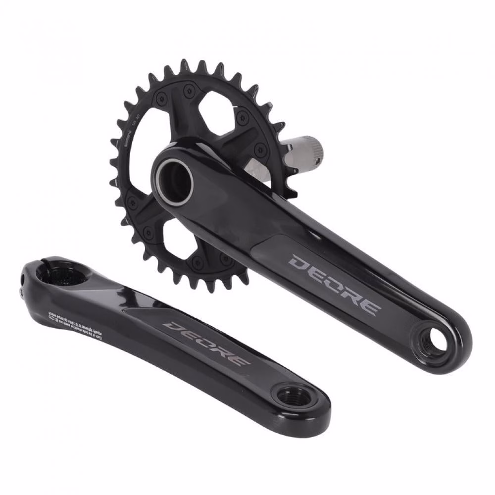 SHIMANO Kurbelgarnitur DEORE FC-M6120 Kurbelgarnitur - 12-fach, 175 mm, 32 Zähne