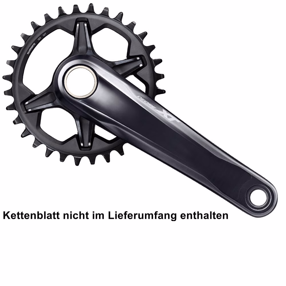 SHIMANO Kurbelgarnitur DEORE XT FC-M8130-1 Kurbelgarnitur - 8130-1, 12-fach, 175 mm