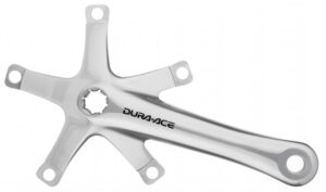 SHIMANO Kurbelgarnitur DURA-ACE TRACK FC-7710 175 Silber - maximale Bahn-Performance