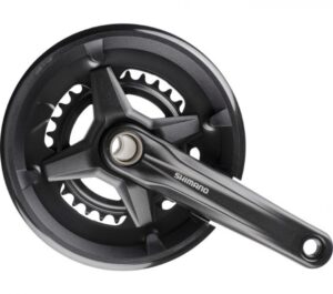 SHIMANO Kurbelgarnitur FC-M210-2 170 mm 46-30 Zähne - zuverlässiger Antrieb für Trekking & City